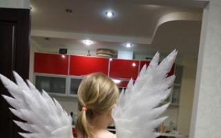 Крылья ангела своими руками в домашних условиях